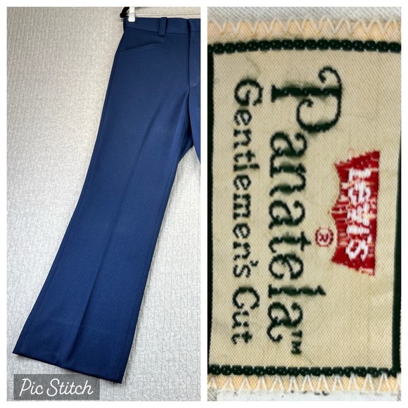Vintage 1970s‎ Panatela Levi's boot cut dress pants 30X28 disco extremely rare
